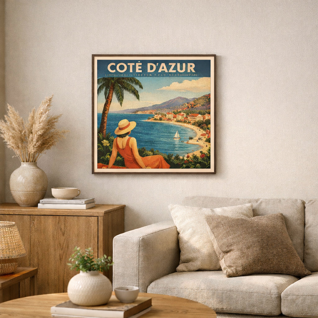 Dunkler Holzrahmen nach Maß - Schmal (10 mm)