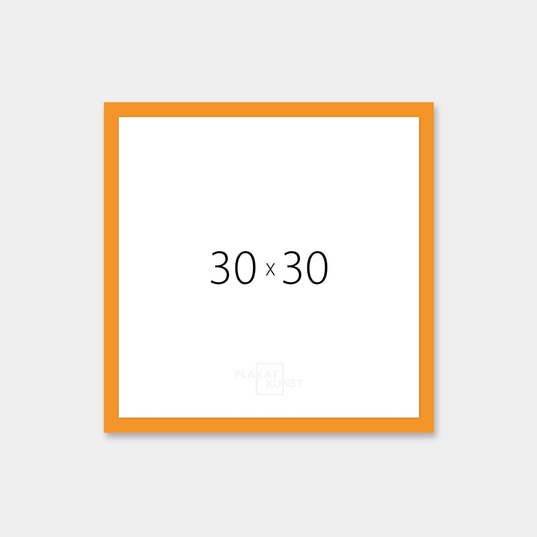 Orange matter Holzrahmen - Schmal (15 mm) - 30x30 cm