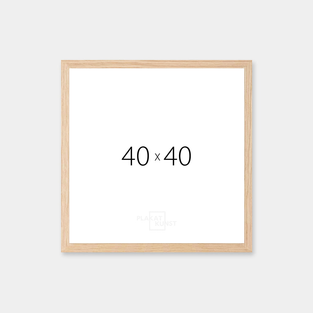 Massiver Eichenrahmen – Breit (20 mm) – 40x40 cm