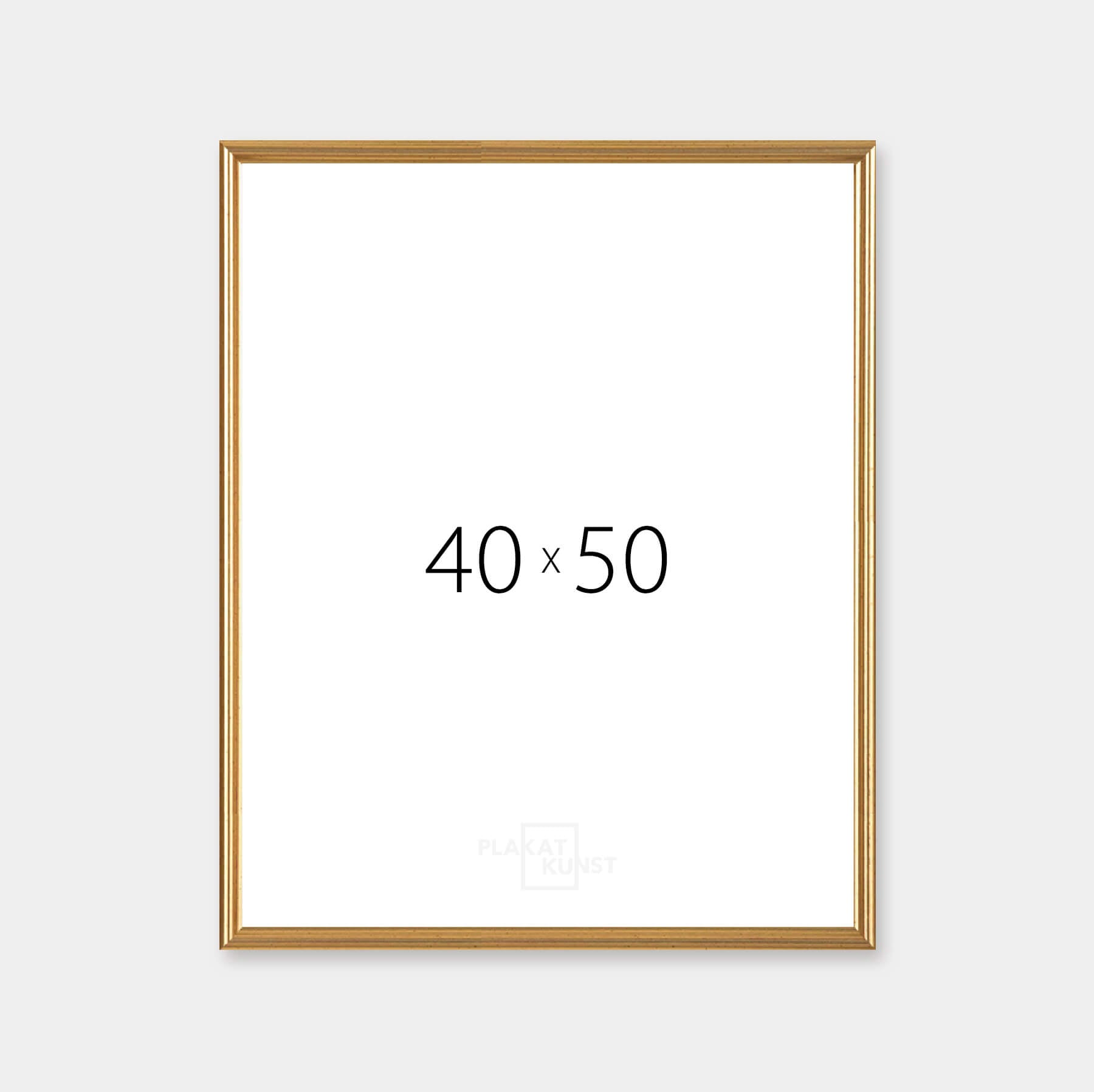 Vintage-Goldrahmen – Schmal (15 mm) – 40 x 50 cm