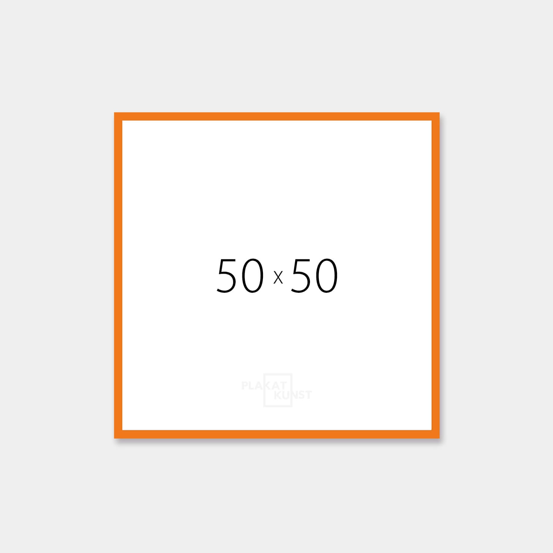 Orange matter Holzrahmen – Schmal (15 mm) – 50x50 cm