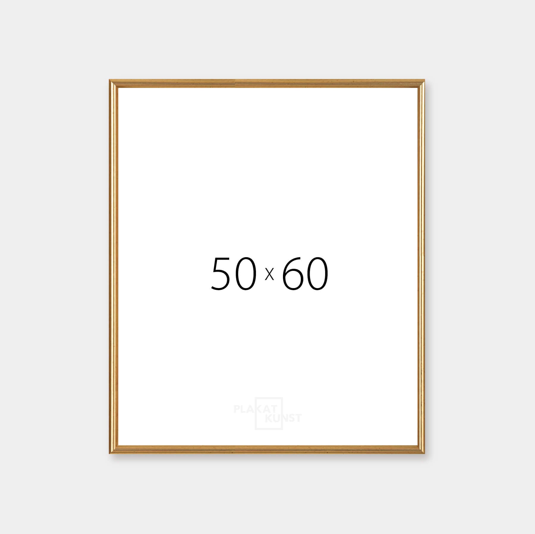 Vintage-Goldrahmen – schmal (15 mm) – 50 x 60 cm