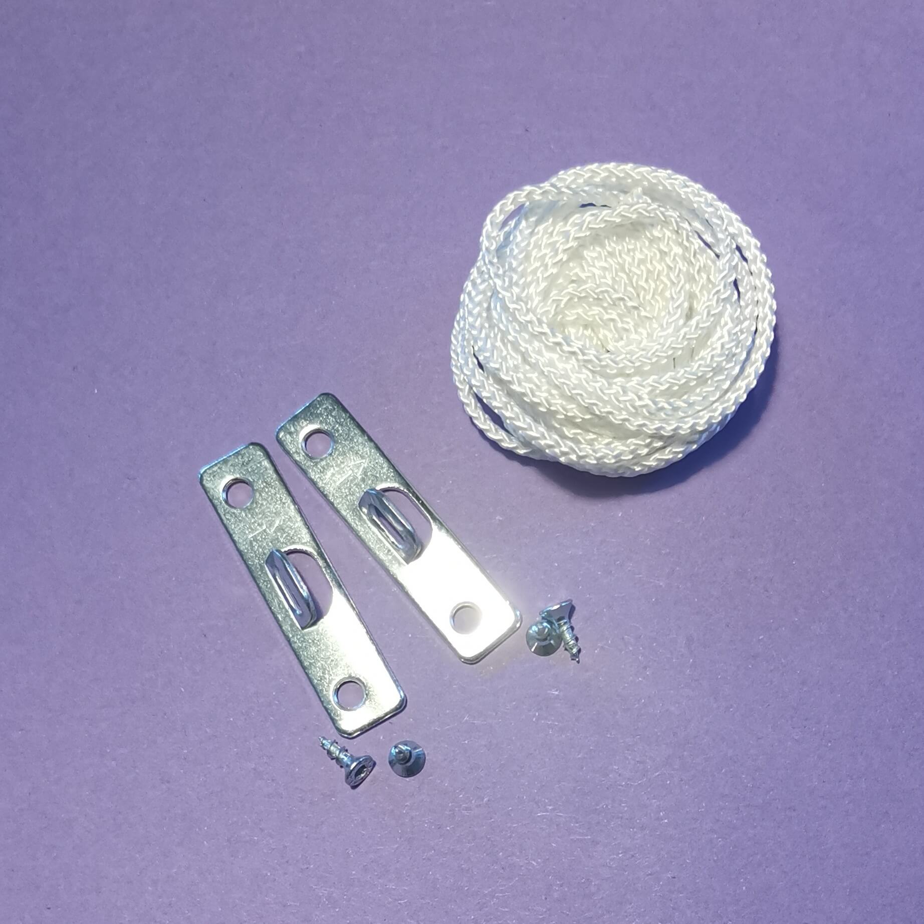 Weißer Holzrahmen - Breit (20 mm) - 100x100 cm