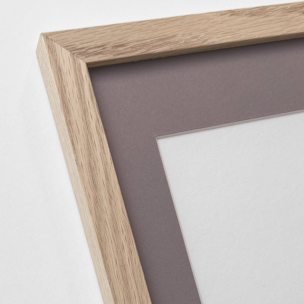 Massiv egetræsramme - Bred (20 mm) - 60x80 cm-PlakatKunst