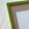 Olivgrüner matter Holzrahmen - Schmal (15 mm) - 40x50 cm