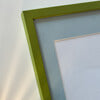 Olivgrüner matter Holzrahmen - Schmal (15 mm) - 40x50 cm
