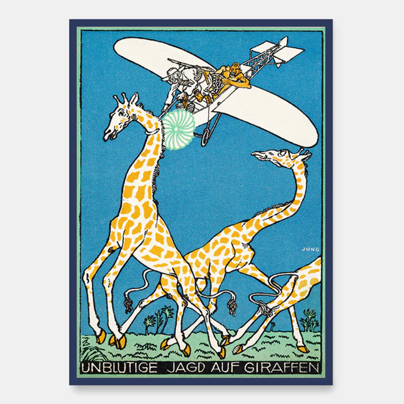 Unblutige Jagd auf Giraffen