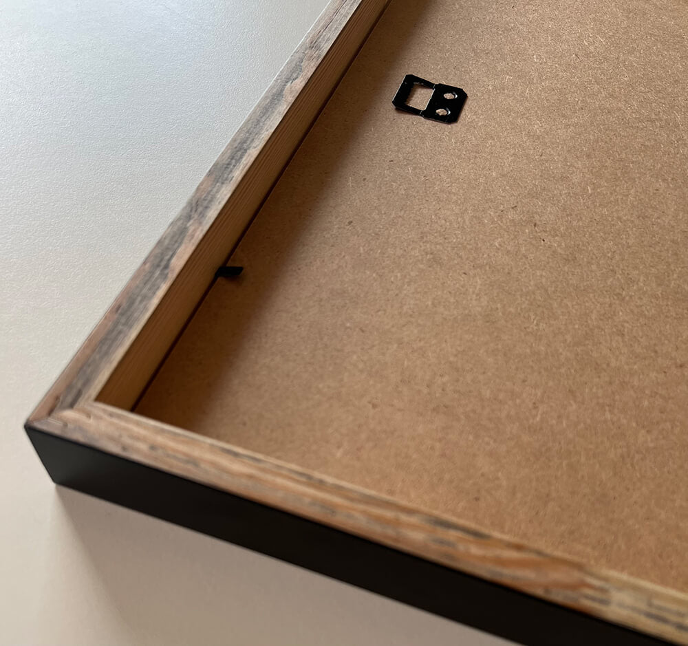 Schwarzer Holzrahmen - Breit (20x30 mm)