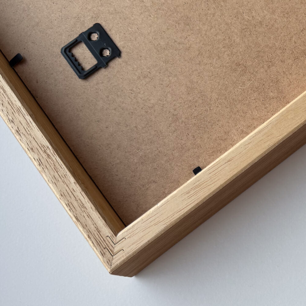 Rahmen aus dunkler Eiche - Breit (20 mm)