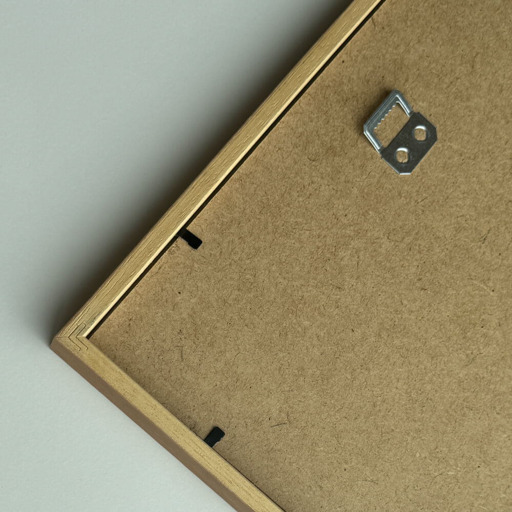 Dunkler Eichenrahmen - Schmal (12 mm)