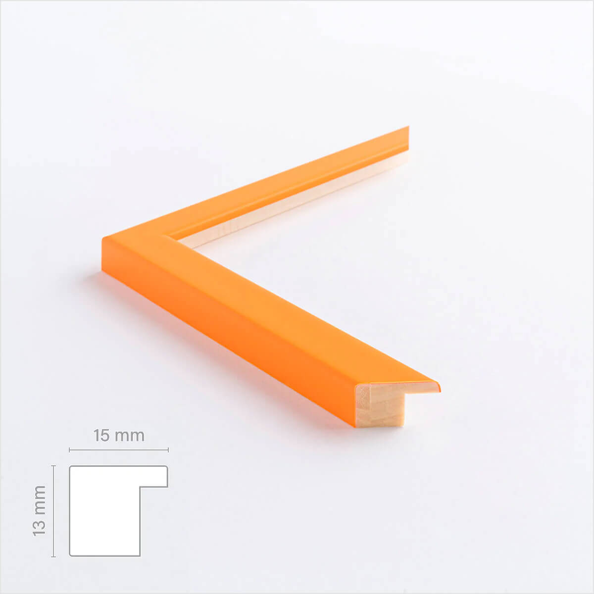 Orange matter Holzrahmen - Schmal (15 mm) - 40x50 cm