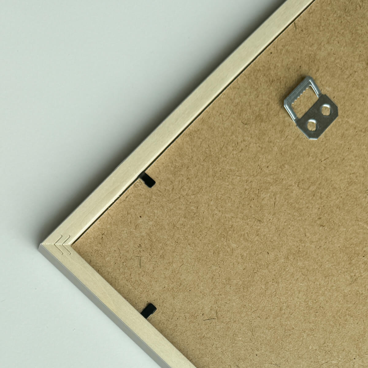 Grauer matter Holzrahmen – schmal (15 mm)