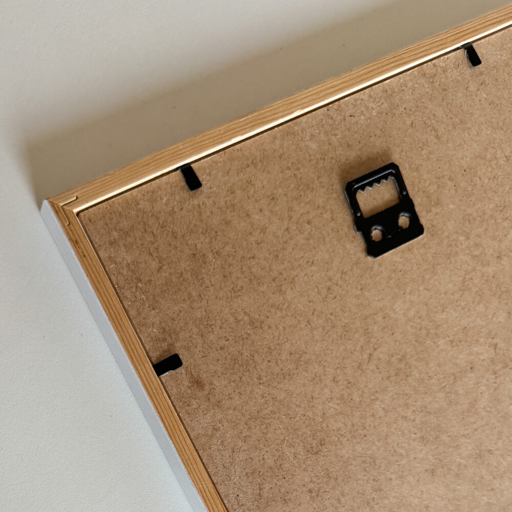 Hvid træramme - Smal (10 mm) - Specialmål-PlakatKunst