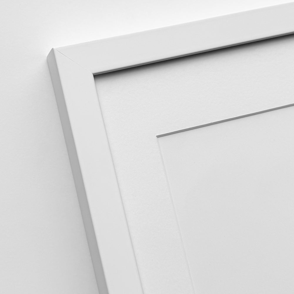 Weißer Holzrahmen - Breit (20 mm) - 13x18 cm