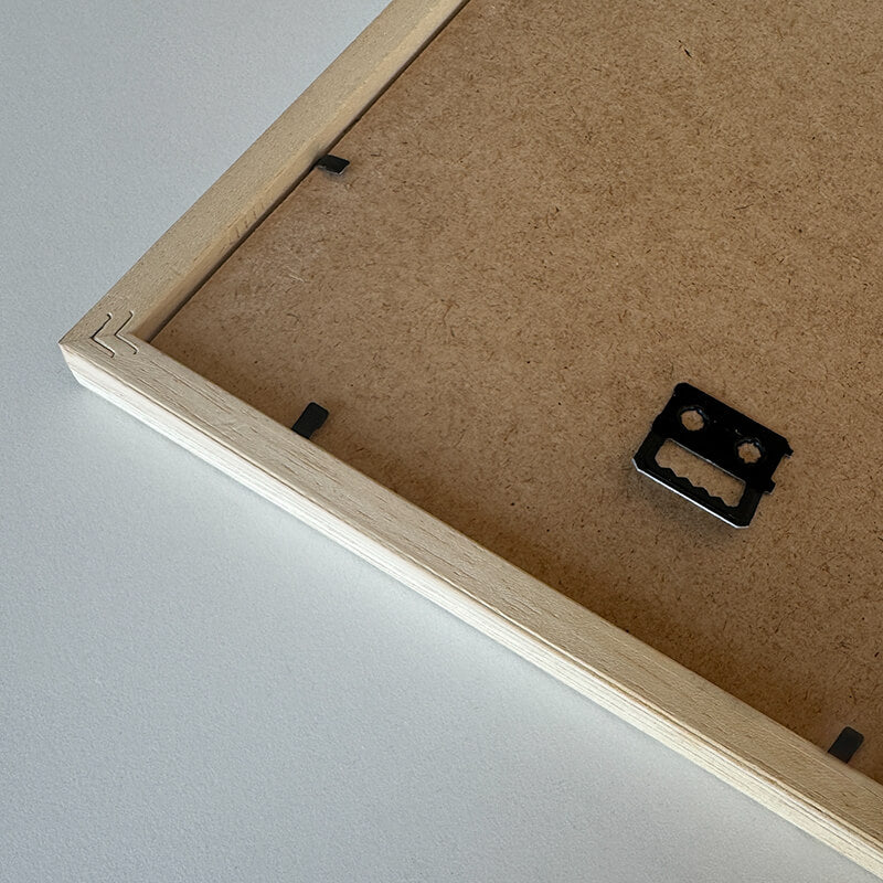 Heller Eichenrahmen - Schmal (15 mm) - 60x60 cm