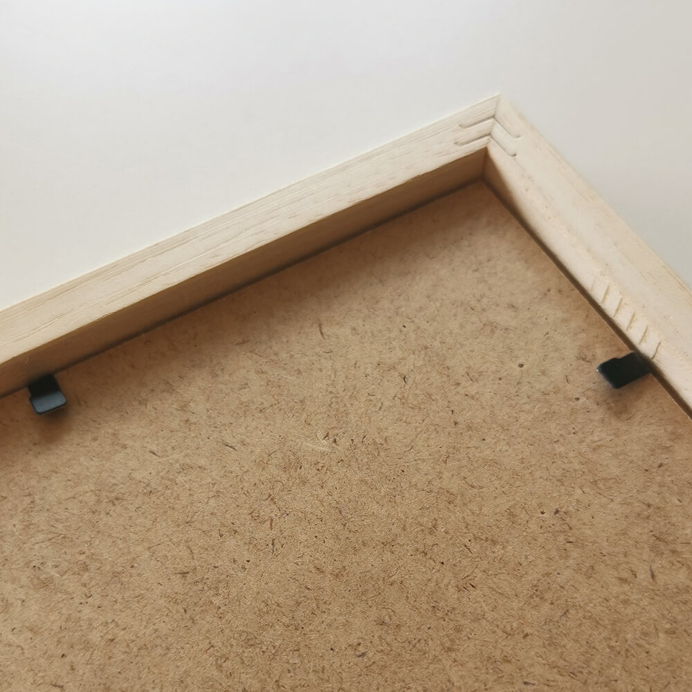 Lys eg træramme – Bred (20 mm) – A2 (42x59,4 cm)-PlakatKunst