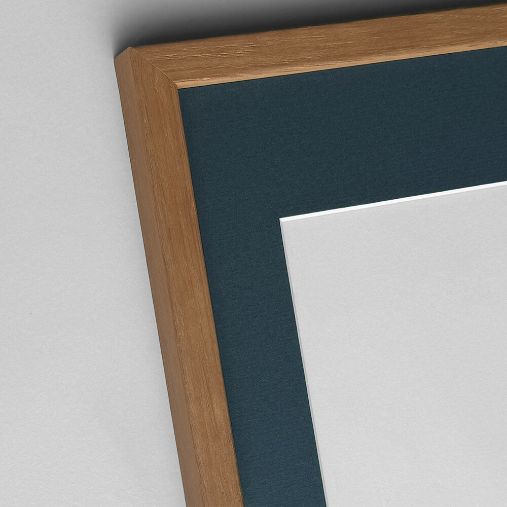 Dunkelblaues Passepartout