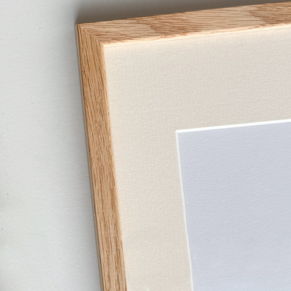 Massiver Eichenrahmen - Schmal (12 mm) - 50×50 cm