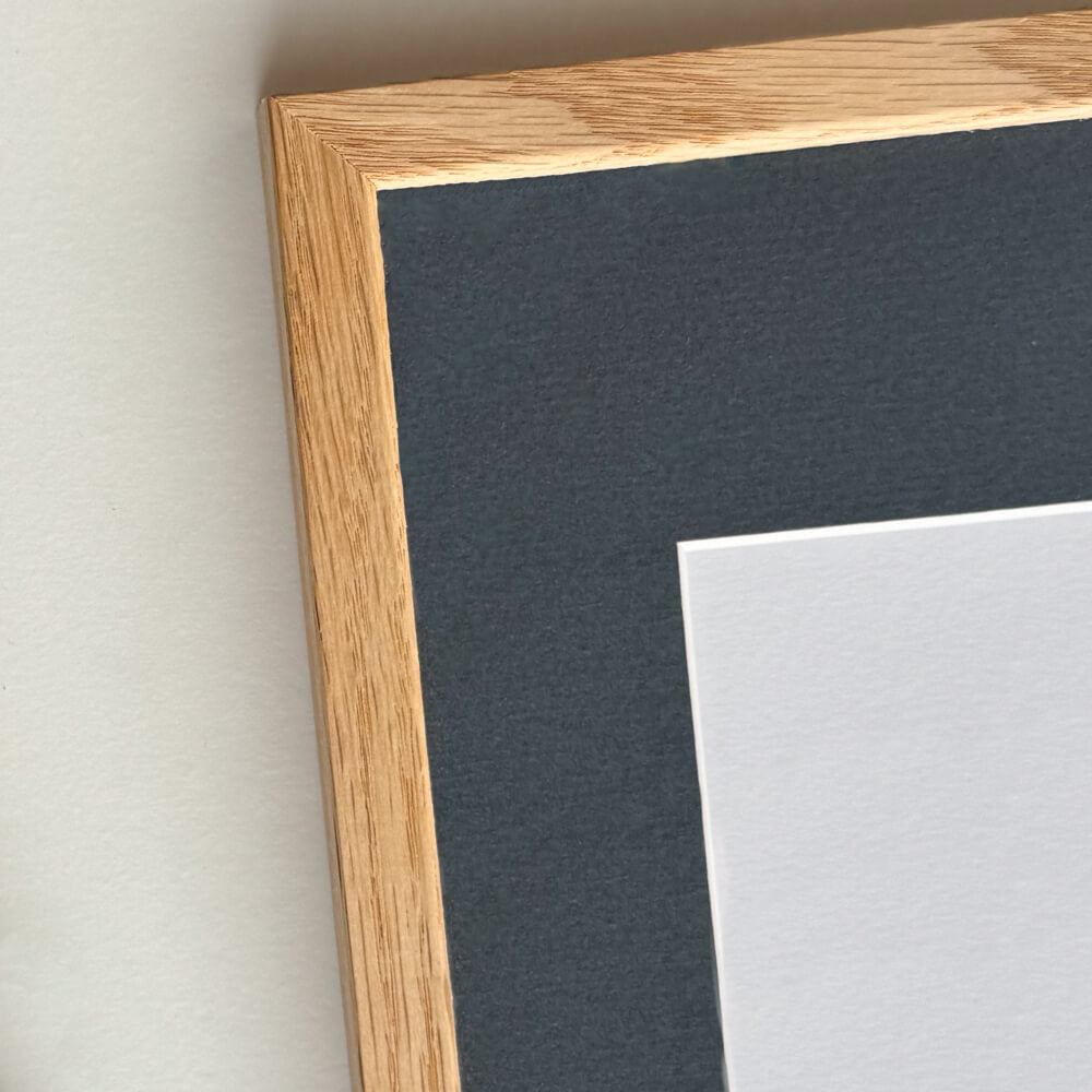 Massiver Eichenrahmen - Schmal (12 mm) - 50x70 cm