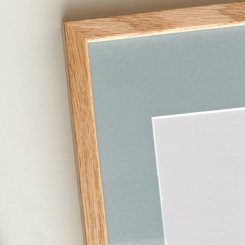 Massiver Eichenrahmen - Schmal (12 mm) - 30×30 cm