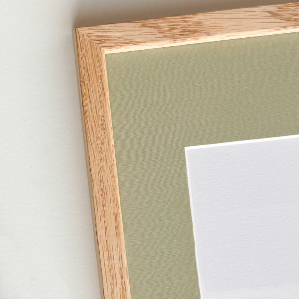 Massiver Eichenrahmen - Schmal (12 mm) - 50×50 cm