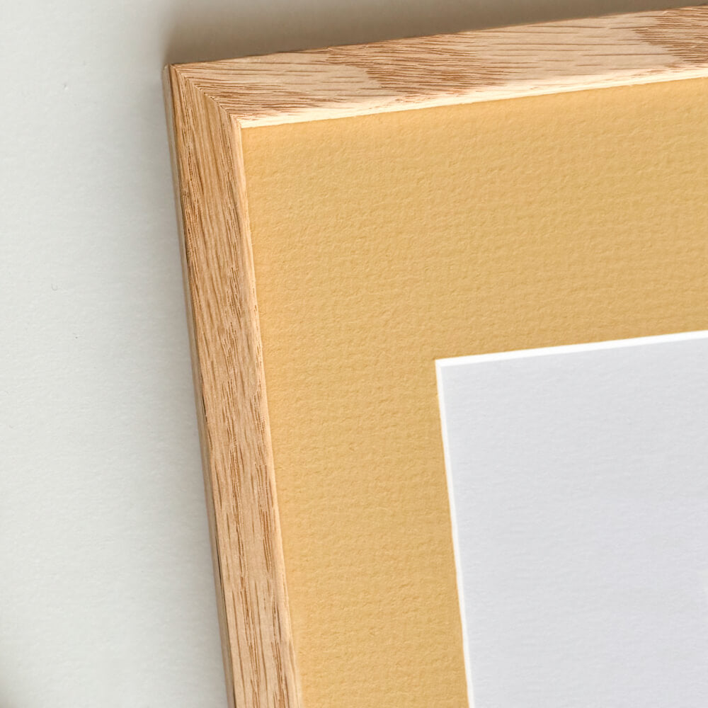 Massiver Eichenrahmen - Schmal (12 mm) - 30×40 cm