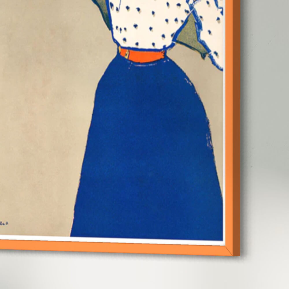 Mattoranger Holzrahmen - Schmal (15 mm) - A4 (21 x 29,7 cm)