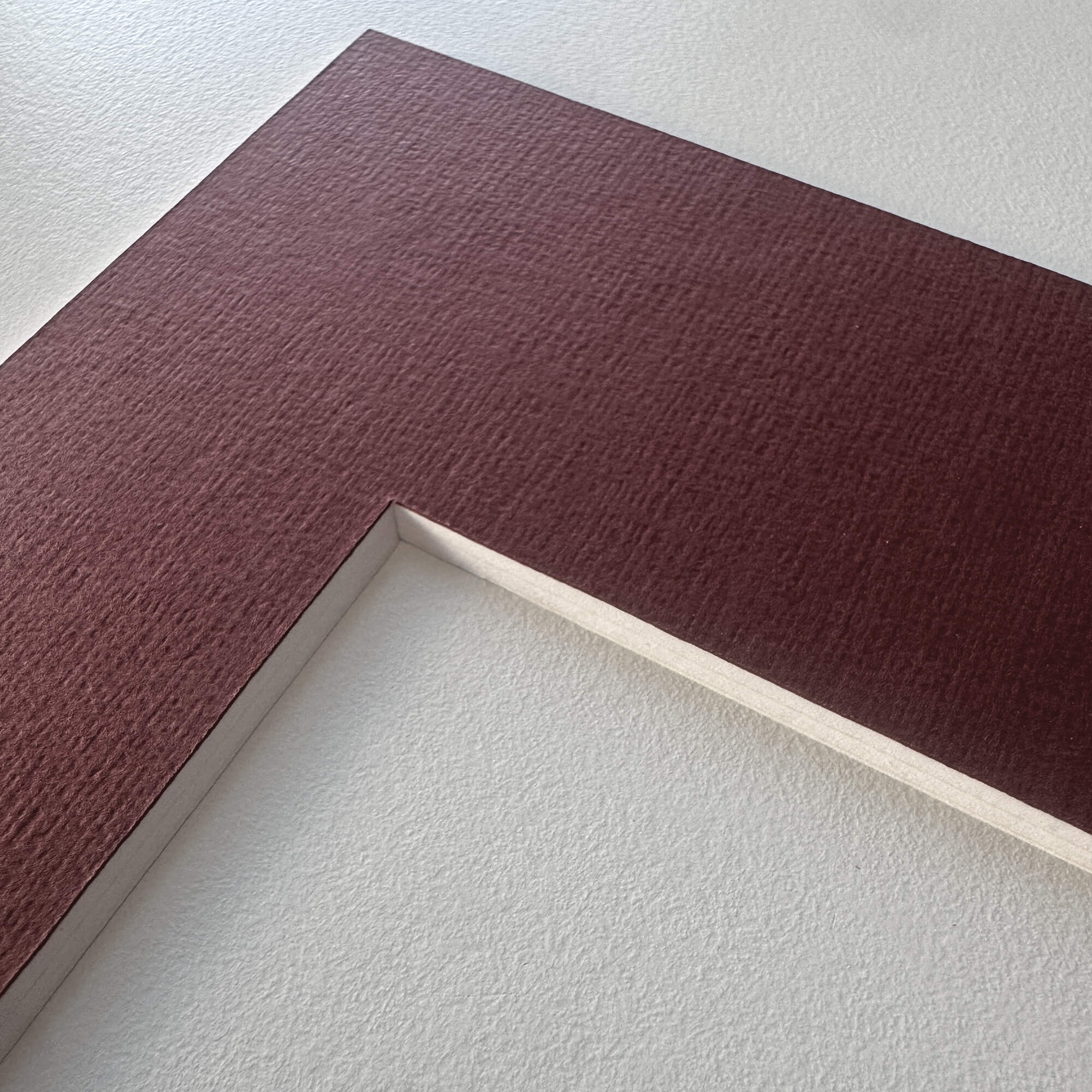 Rotbraunes Passepartout