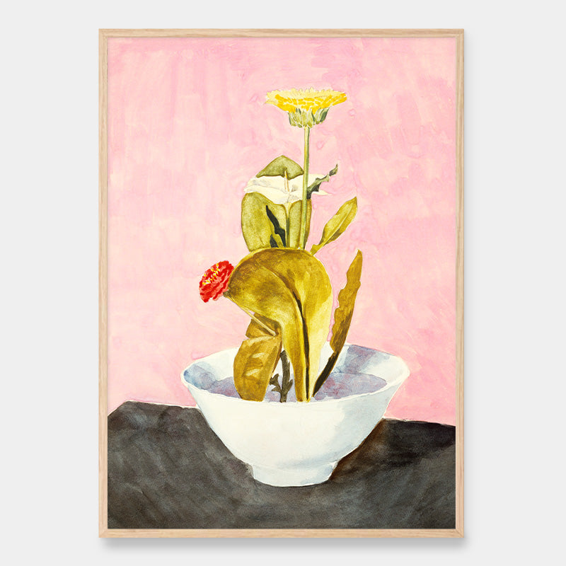 Schüssel mit Blumen