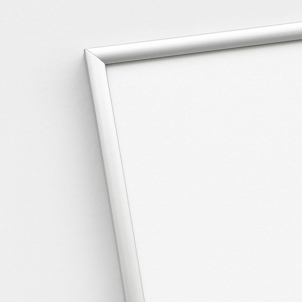 Silbermatter Premium-Aluminiumrahmen - Schmal (6 mm)