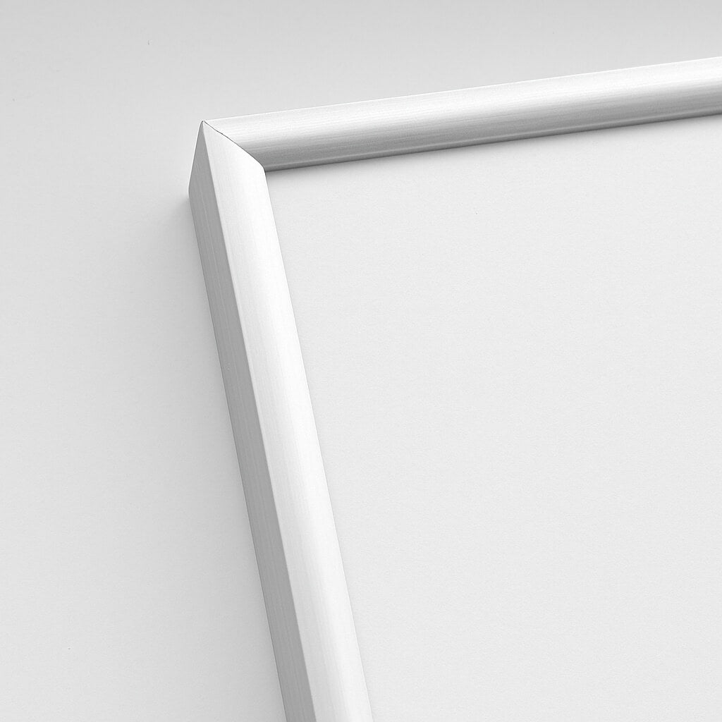 Schwarzer Aluminiumrahmen - Schmal (9 mm)