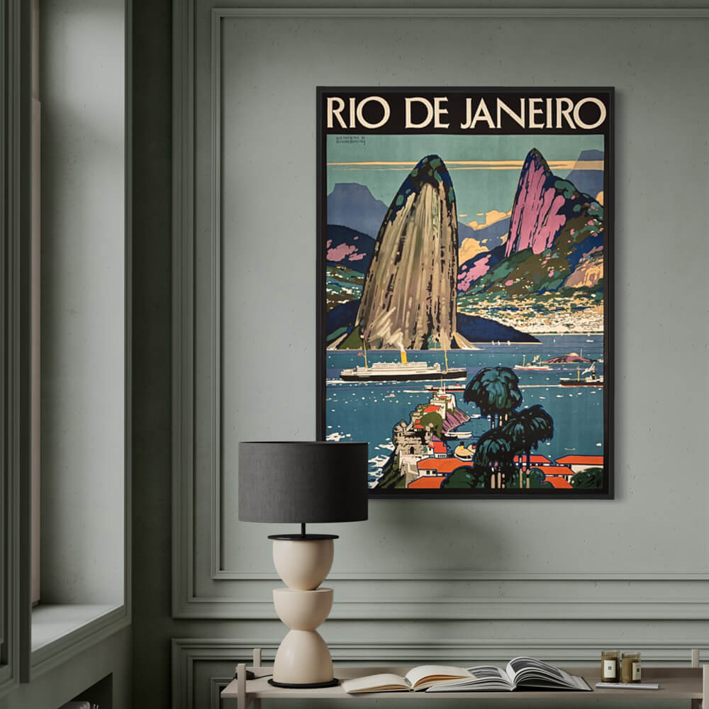 Sort 100x140 cm træramme