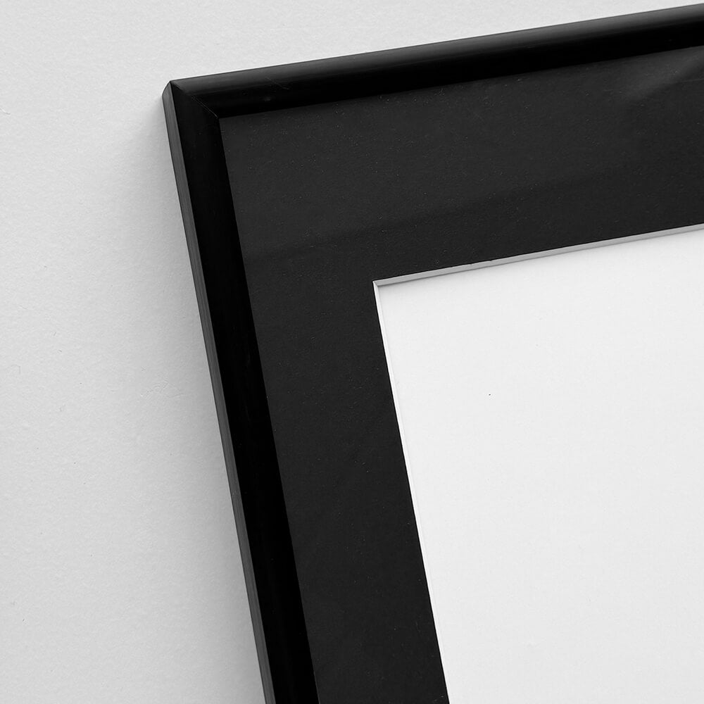 Schwarzer Aluminiumrahmen - Schmal (9 mm) - A3 (30 x 42 cm)