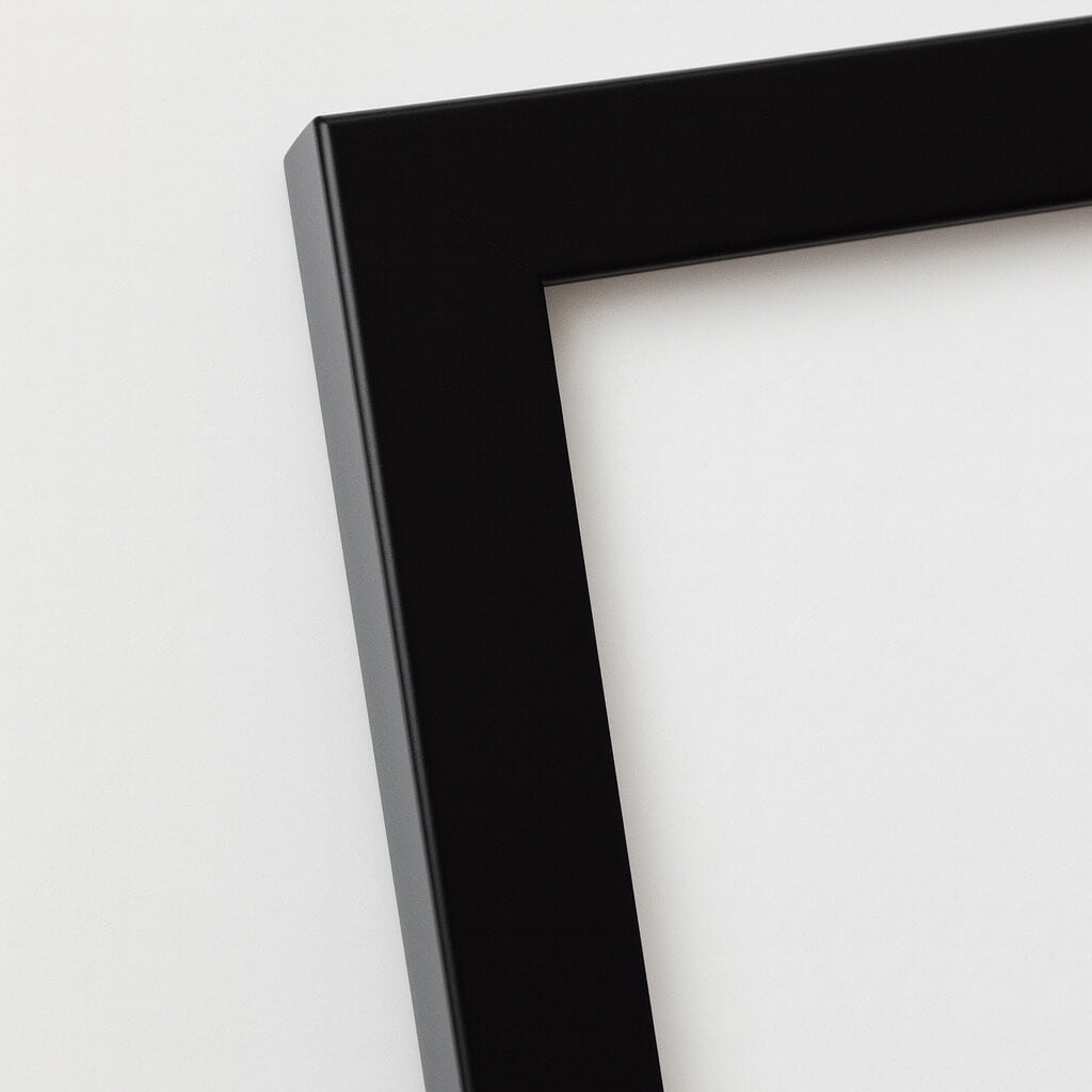 Schwarzer Holzrahmen - Breit (20x20 mm)