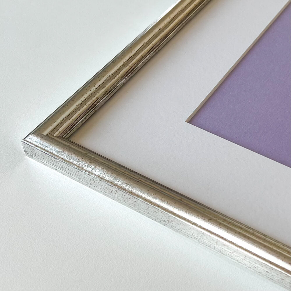 Vintage-Silberrahmen - Schmal (16 mm) - 50x50 cm