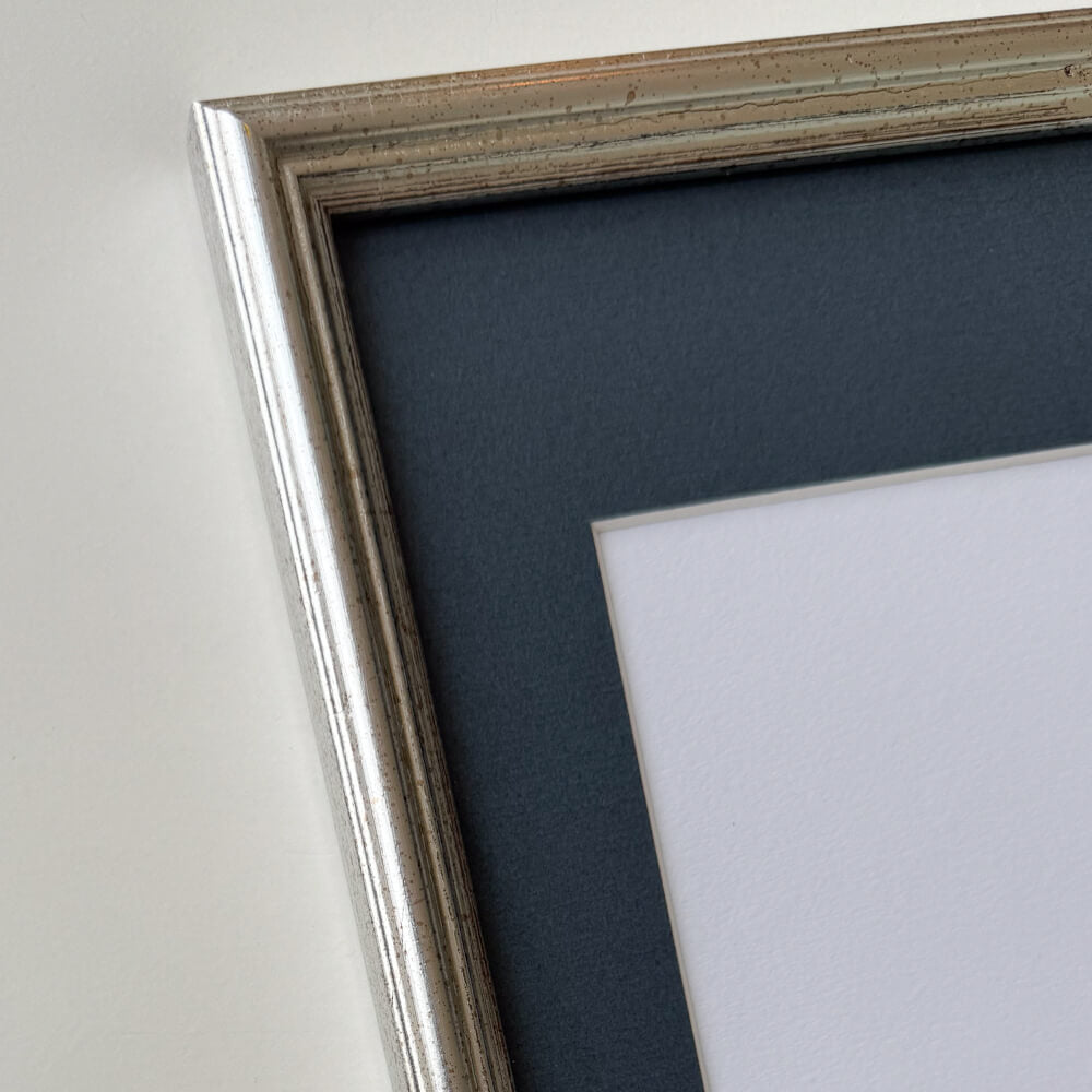 Vintage-Silberrahmen - Schmal (16 mm) - 50x50 cm