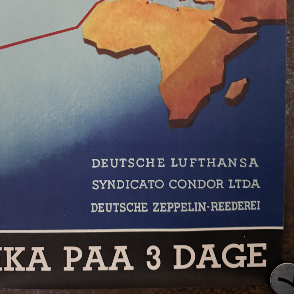 Wöchentlicher deutscher Luftpostdienst