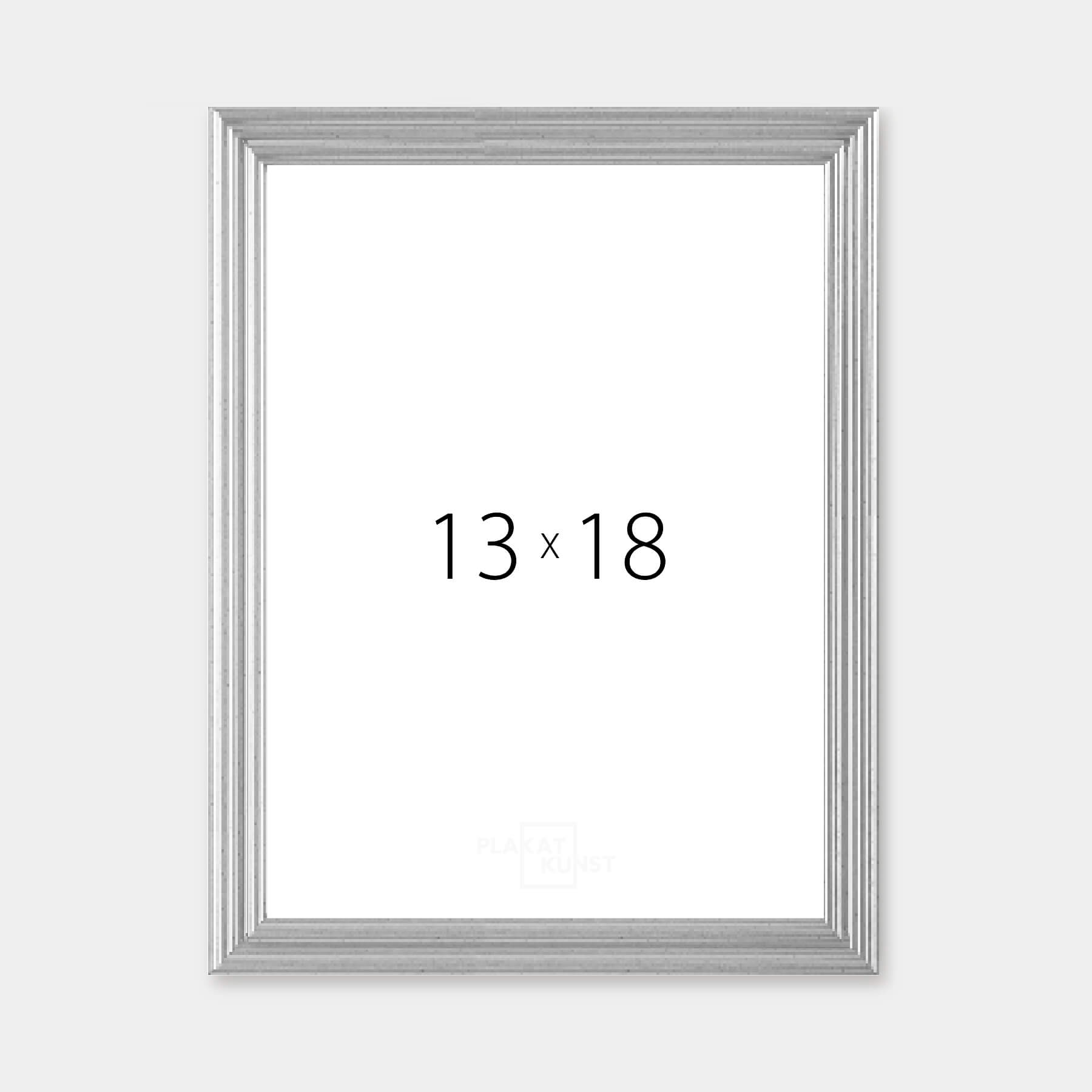 Vintage Silberrahmen - Schmal (16 mm) - 13x18 cm