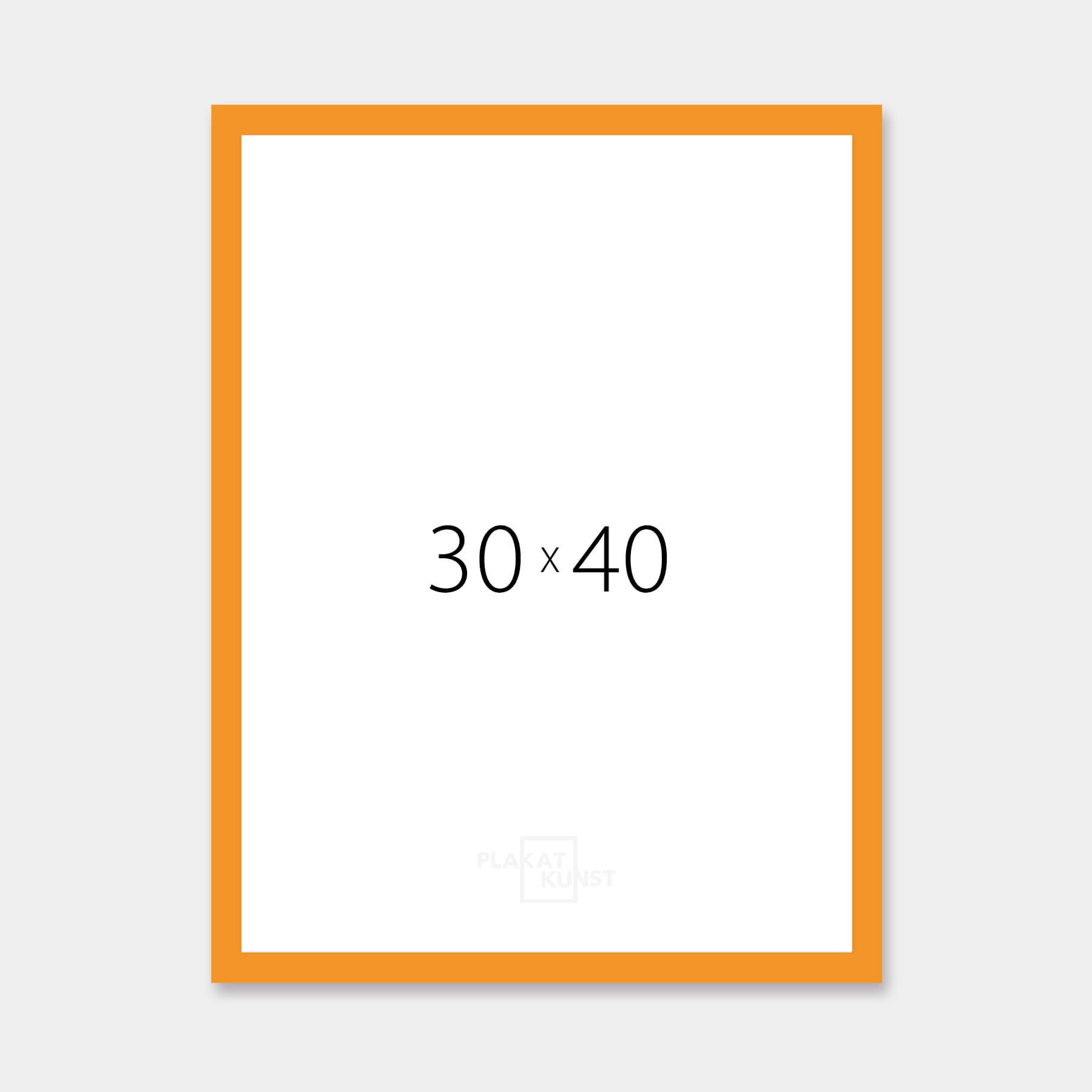 Orange matter Holzrahmen - Schmal (15 mm) - 30×40 cm