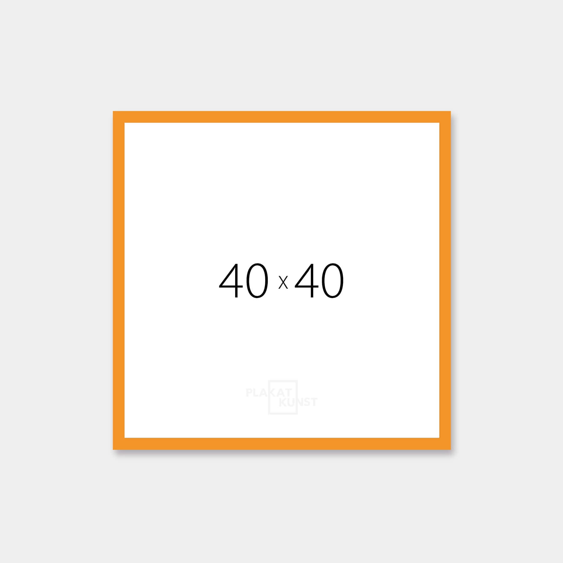 Orange matter Holzrahmen – Schmal (15 mm) – 40×40 cm