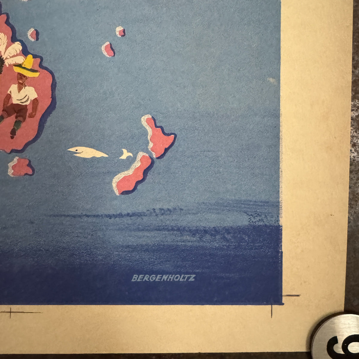 Illustrierte Weltkarte