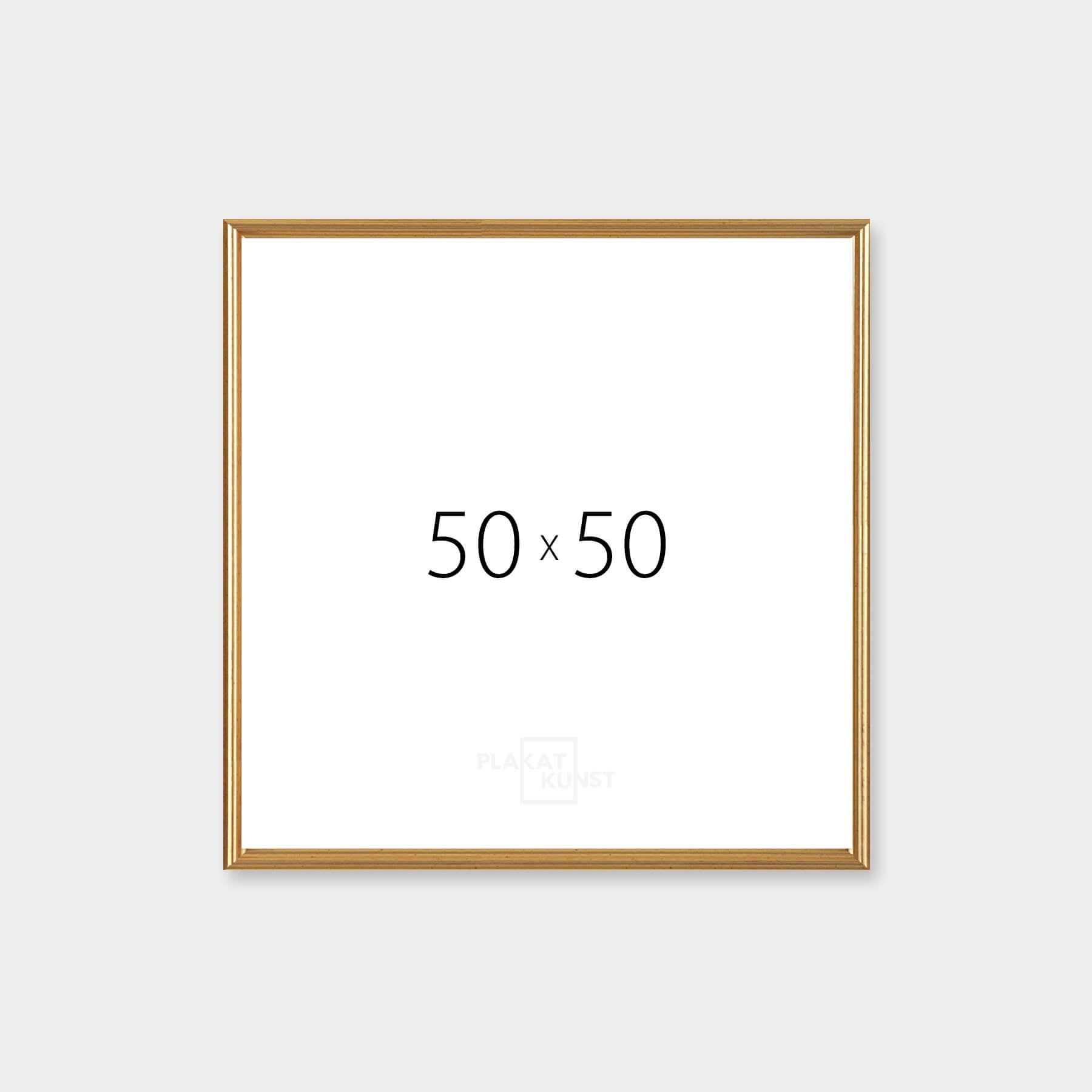 Vintage-Goldrahmen – schmal (15 mm) – 50 x 50 cm