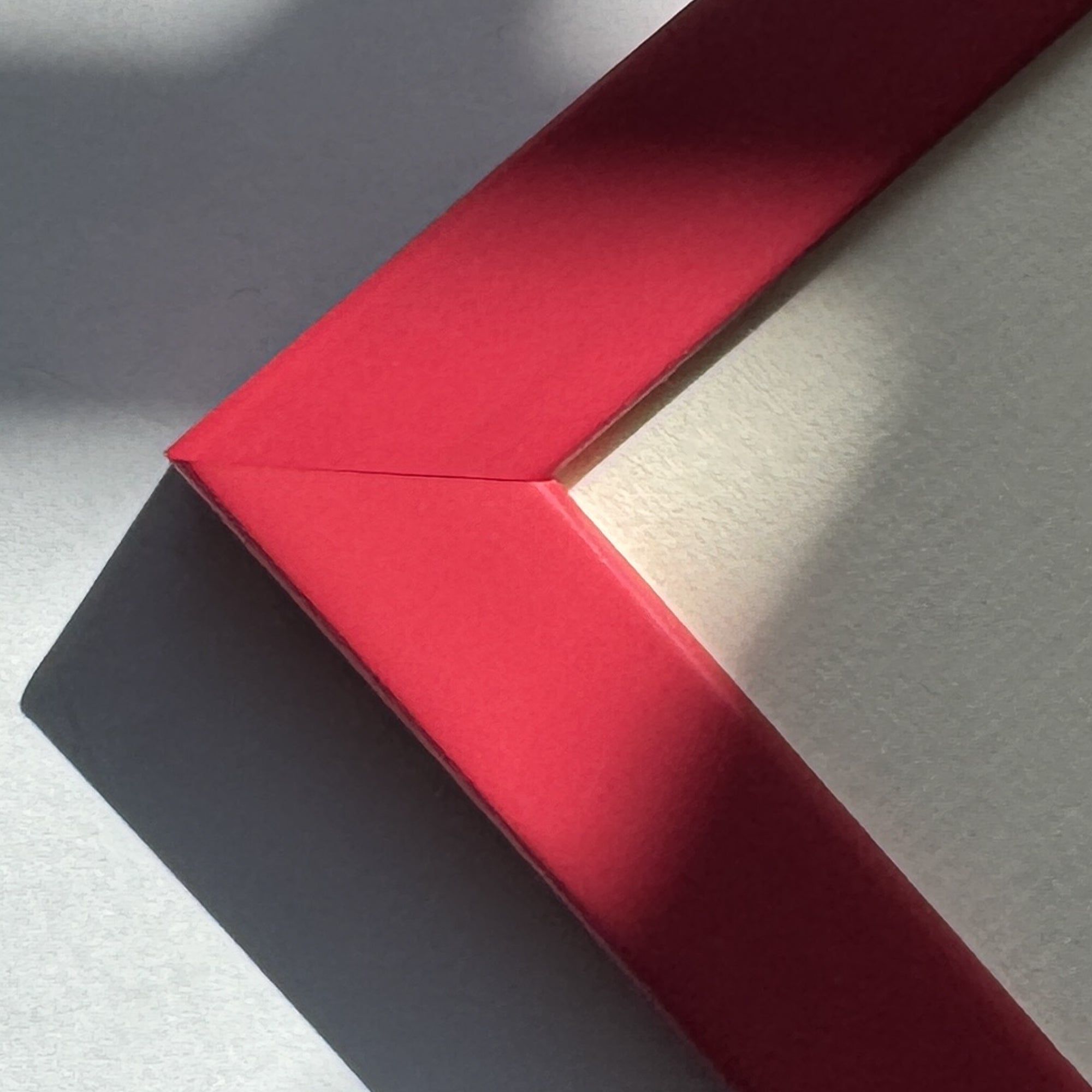 Dunkelroter matter Holzrahmen - Schmal (15 mm) - A3 (30×42 cm)