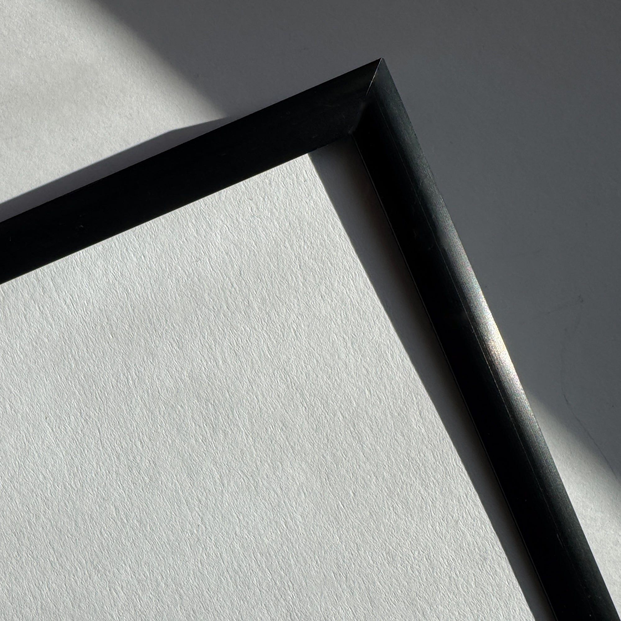 Schwarzer Aluminiumrahmen - Schmal (9 mm) - A2 (42x59,4 cm)