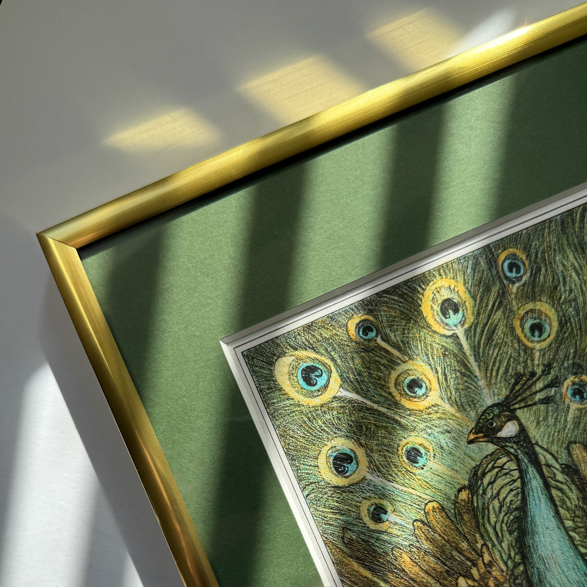 Aluminiumrahmen Gold - Schmal (9 mm) - A3 (30×42 cm)