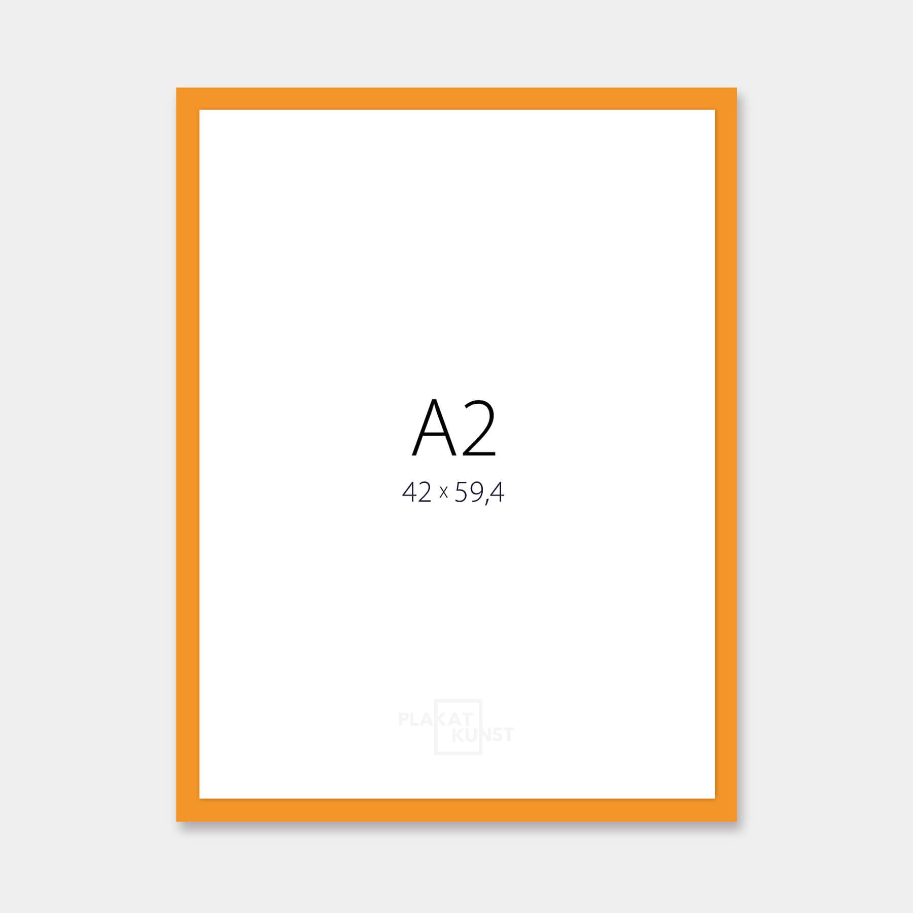 Orange matter Holzrahmen – Schmal (15 mm) – A2 (42x59,4 cm)