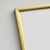 Gold Premium Aluminiumrahmen - Schmal (6 mm) - 100x100 cm