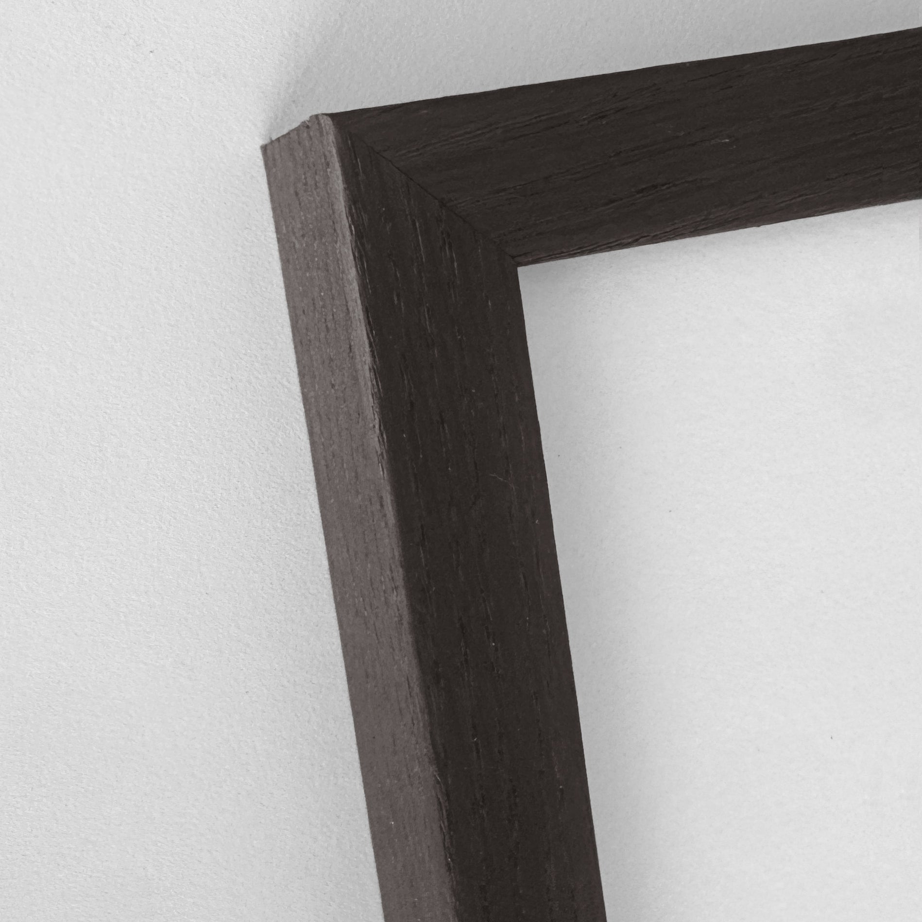 Dark smoked oak wooden frame - Wide (20 mm) - 100x140 cm