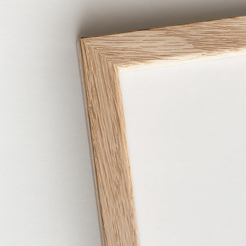 Massiver Eichenrahmen - Schmal (12 mm) - 30×30 cm