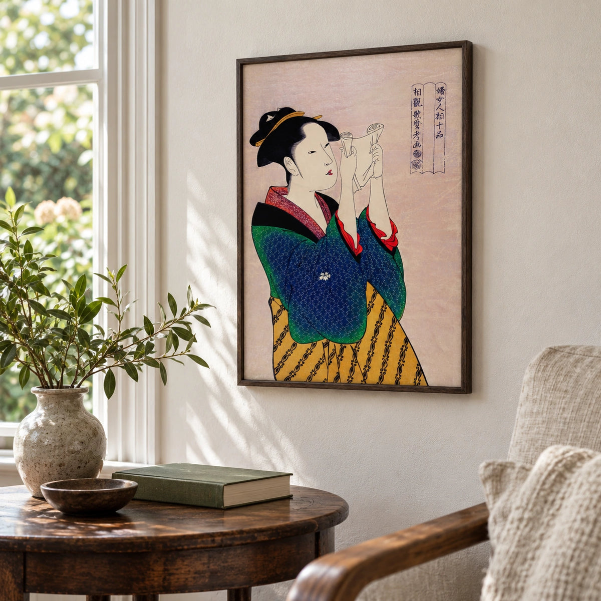 Fumi yomu onna – Frau beim Lesen eines Briefes